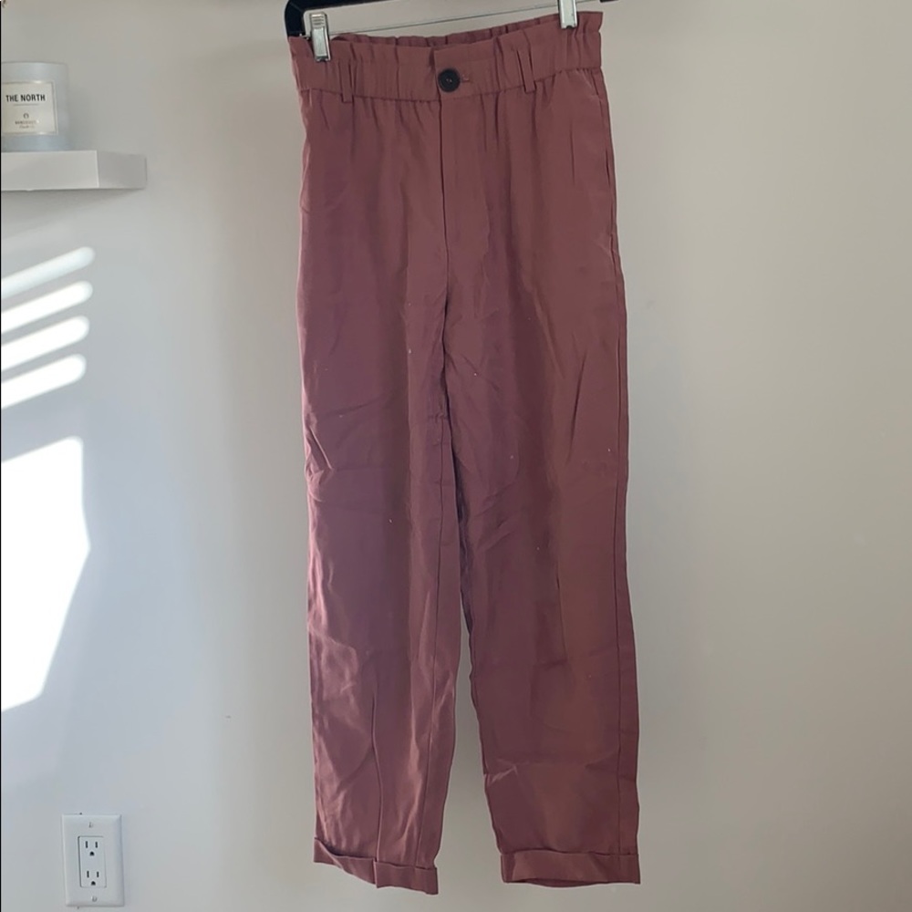 Zara | High wasted chinos